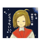 キュートで素直な女の子スタンプ（個別スタンプ：10）