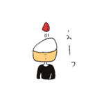 いちごケーキのスタンプ（個別スタンプ：10）