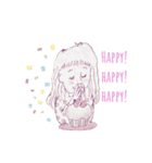 女の子とわんこと（個別スタンプ：6）