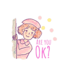 女の子とわんこと（個別スタンプ：14）
