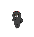 黒猫のアニメーションスタンプvo2（個別スタンプ：3）