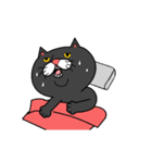 黒猫のアニメーションスタンプvo2（個別スタンプ：4）