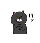 黒猫のアニメーションスタンプvo2（個別スタンプ：7）