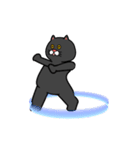 黒猫のアニメーションスタンプvo2（個別スタンプ：13）