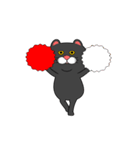 黒猫のアニメーションスタンプvo2（個別スタンプ：14）