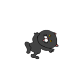 黒猫のアニメーションスタンプvo2（個別スタンプ：15）