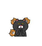 黒猫のアニメーションスタンプvo2（個別スタンプ：20）