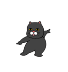 黒猫のアニメーションスタンプvo2（個別スタンプ：21）