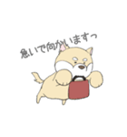敬語の柴犬（個別スタンプ：7）