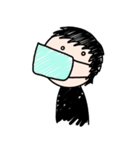 明子と友達（個別スタンプ：7）