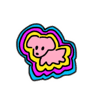 ピンク犬ちゃん（個別スタンプ：2）