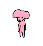 ピンク犬ちゃん（個別スタンプ：6）
