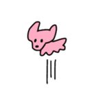 ピンク犬ちゃん（個別スタンプ：7）