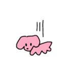 ピンク犬ちゃん（個別スタンプ：8）