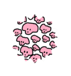 ピンク犬ちゃん（個別スタンプ：16）