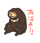 働くマレーグマ（個別スタンプ：1）
