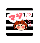 ボブガール4☆普段使い出来る挨拶スタンプ（個別スタンプ：15）