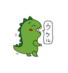 気持ちを伝える手描き恐竜くん（個別スタンプ：12）