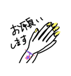 手話 手書き☆（個別スタンプ：4）