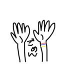 手話 手書き☆（個別スタンプ：11）