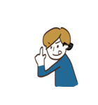 サングラスをちゃんとかけない（個別スタンプ：14）