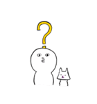 白い人と猫のふぅこ2（個別スタンプ：27）