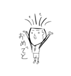 みっ君のシュールな落書き（個別スタンプ：13）