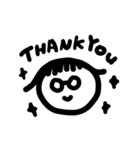 日々まるめがね（個別スタンプ：8）
