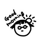 日々まるめがね（個別スタンプ：17）