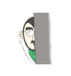 山男の日常【あいさつ編】（個別スタンプ：8）