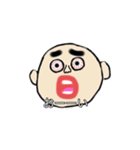 寝不足で目がギンギンの人のスタンプ（個別スタンプ：8）
