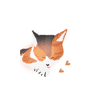 かわいいブリショと三毛猫（個別スタンプ：26）