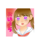 無表情ツインテール（個別スタンプ：2）