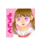 無表情ツインテール（個別スタンプ：4）