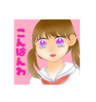 無表情ツインテール（個別スタンプ：5）