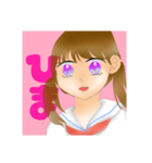 無表情ツインテール（個別スタンプ：9）