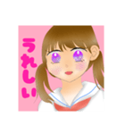 無表情ツインテール（個別スタンプ：19）