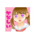 無表情ツインテール（個別スタンプ：20）