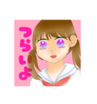 無表情ツインテール（個別スタンプ：24）