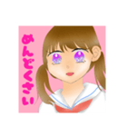 無表情ツインテール（個別スタンプ：25）