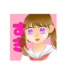 無表情ツインテール（個別スタンプ：27）