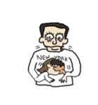 マツゲのジェントルマン（個別スタンプ：9）