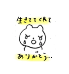 思いを伝えるクマスタンプ（個別スタンプ：12）