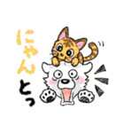 大きな白い犬 ピレネー犬 4【ダジャレ】改（個別スタンプ：35）