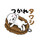大きな白い犬 ピレネー犬 4【ダジャレ】改（個別スタンプ：39）