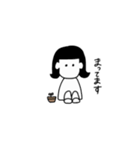 黒髪ちゃんの日常。 丁寧（個別スタンプ：13）