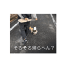 おしゃんぽミルク先輩（個別スタンプ：5）