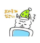 無表情なアルパカ（個別スタンプ：9）