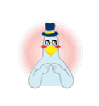 山高帽が好きなアルバトロス（個別スタンプ：5）