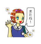 制服女子2(tottoko)（個別スタンプ：1）